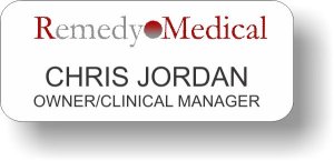 (image for) Remedy Medical White Badge