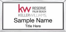 (image for) Keller Williams Reserve Palm Beach Silver Executive White Badge