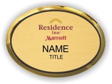(image for) Residence Inn (New Logo) - Gold Oval Executive Badge