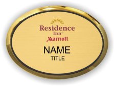 (image for) Residence Inn (New Logo) - Gold Oval Executive Badge