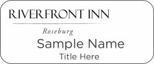 (image for) River Front Inn White badge