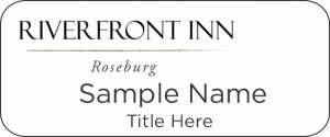 (image for) River Front Inn White badge