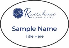 (image for) Cavalier Senior Living Oval White Badge