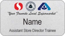 (image for) Safeway/Albertsons Dual Logo ASDT Trainee Portland Silver Name Badge
