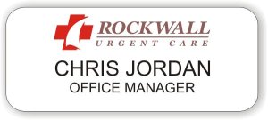 (image for) Rockwall Urgent Care White Badge