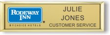 (image for) Rodeway Inn SMALL Gold Execuitve Badge