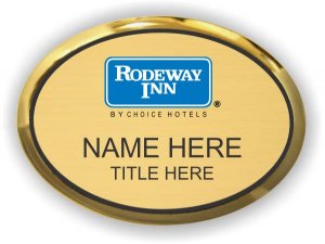 (image for) Rodeway Inn Gold Oval Executive Badge