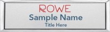 (image for) Rowe Small Executive Silver badge