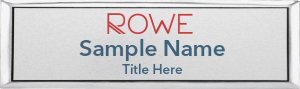 (image for) Rowe Small Executive Silver badge