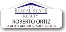 (image for) Royal State Realty White Shaped Badge