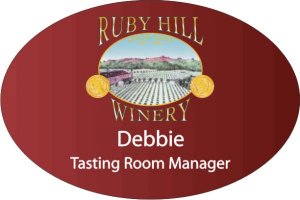 (image for) Ruby Hill Winery Red Oval Badge