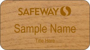 (image for) Safeway Alder Name Badge