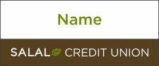 (image for) Salal Credit Union Standard White Square Corner badge