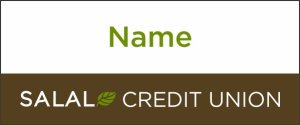 (image for) Salal Credit Union Standard White Square Corner badge