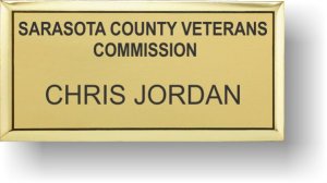 (image for) Sarasota County Veterans Commission Gold Executive Badge