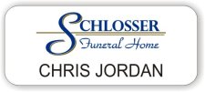 (image for) Schlosser Funeral Home White Badge