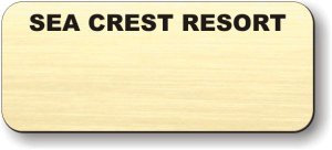 (image for) Sea Crest Resort Logo Only Gold Badge