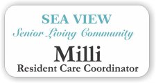 (image for) Sea View Senior Living Community White Badge