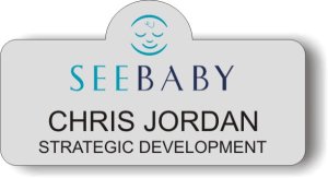 (image for) See Baby Silver Shaped Badge