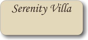 (image for) Serenity Villa Ivory Badge