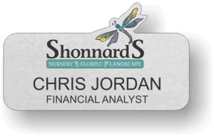 (image for) Shonnard\'s Nursery Shaped Silver Badge