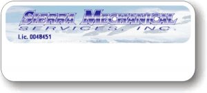 (image for) Sierra Mechanical Logo Only White Badge