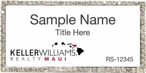 (image for) Keller Williams Maui Bling Silver Badge with White Insert