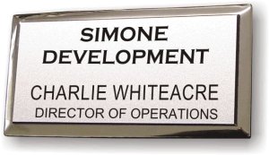 (image for) #CA1 Simone Development Silver Executive Badge
