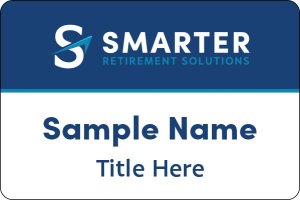 (image for) Smarter Retirement Solutions Shaped White Badge