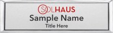 (image for) SOLHAUS Small Executive Silver Badge