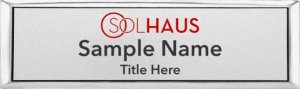 (image for) SOLHAUS Small Executive Silver Badge