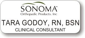 (image for) Sonoma Orthopedics White Badge