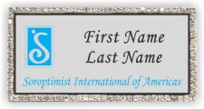(image for) Soroptimist International of Americas Bling Silver badge