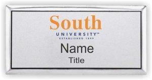 (image for) South University Single Title Executive Silver Badge (Logo B)