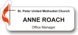 (image for) St. Peter United Methodist Shaped Badge