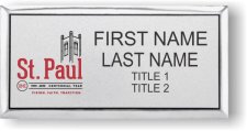 (image for) St. Paul United Methodist Church Executive Silver Badge - Two Title