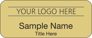 (image for) Custom Logo Standard Gold Badge
