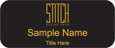 (image for) Stitch Design Shop Standard Black Badge