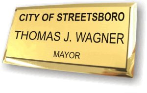 (image for) City of Streetsboro Gold Executive Badge