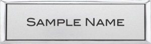 (image for) Stribling Equipment & Empire Truck Sales Small Executive Silver Badge - Name Only