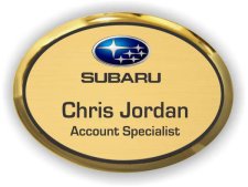 (image for) Subaru Oval Executive Gold Badge