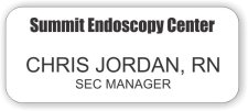 (image for) Summit Endoscopy Center White Badge