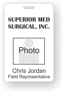 (image for) Superior Med Surgical Photo ID Badge