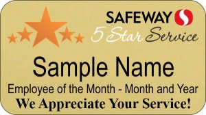 (image for) Safeway Legendary Service Gold Badge