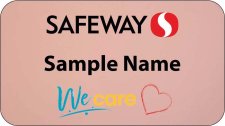 (image for) Safeway Rose Gold NorCal Name Badge