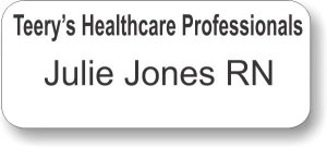 (image for) Teery\'s Healthcare Professionals White Badge
