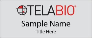 (image for) Tela Bio Standard Silver Square Corner badge