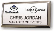 (image for) The 451 Group Tier 1 Logo Executive Silver Badge