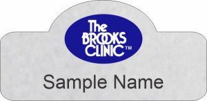 (image for) The Brooks Clinic Silver Shaped Badge