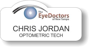 (image for) The EyeDoctors of New Tampa Shaped White Badge
